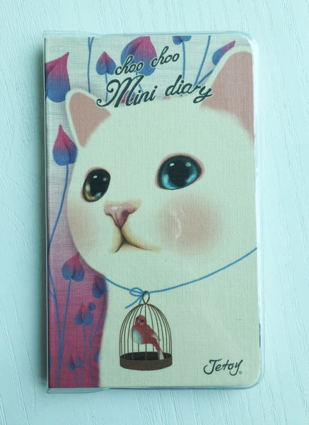 Mini Diary Choo Choo Cat Undated Journal Scheduler by Jetoy from Korea - CharmTape - 10