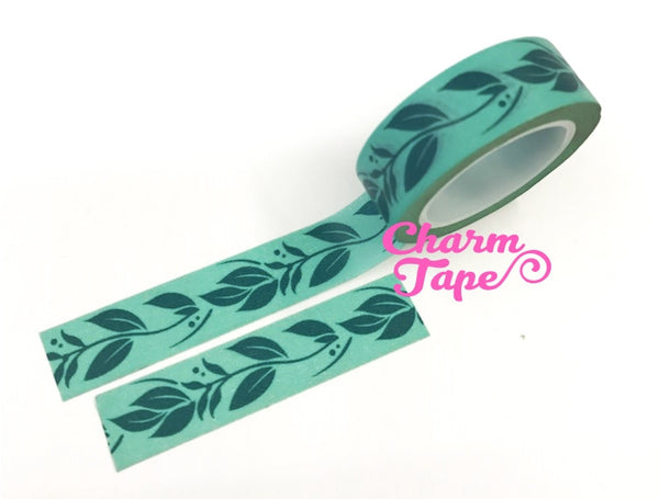 Green leaves vine Washi Tape 15mm x 10 meters WT35