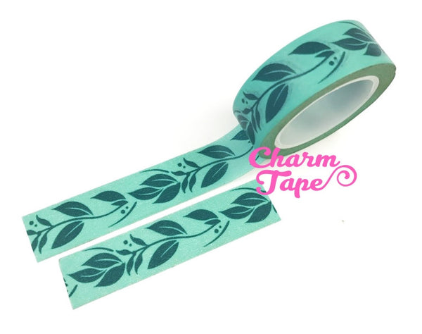 Green leaves vine Washi Tape 15mm x 10 meters WT35