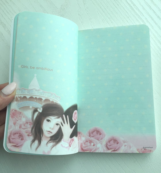 Pretty Girl Memo Note Book from Pinkfoot Korea - CharmTape - 2