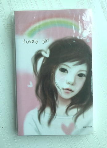 Pretty Girl Memo Note Book from Pinkfoot Korea - CharmTape - 1