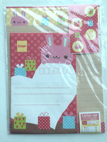 Writing paper and envelopes set - Bunny's Present from Japan - CharmTape - 1