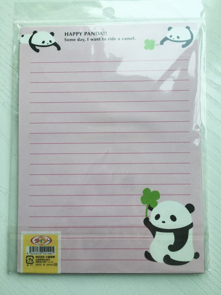 Writing paper and envelopes set - Happy Panda from Japan - CharmTape - 3