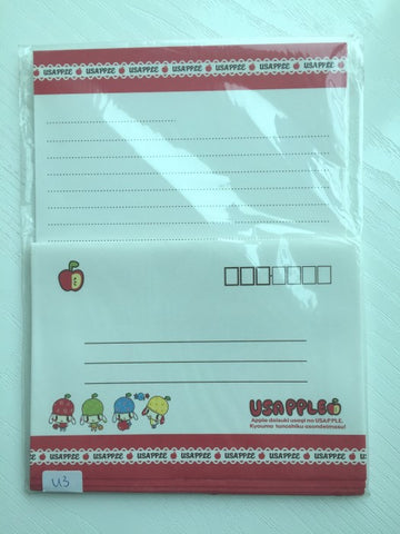 Writing paper and envelopes set - Cute Puppy Dog from Japan - CharmTape - 1