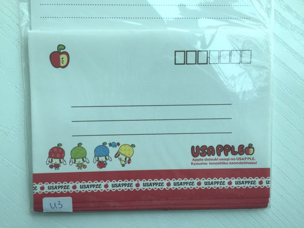 Writing paper and envelopes set - Cute Puppy Dog from Japan - CharmTape - 2