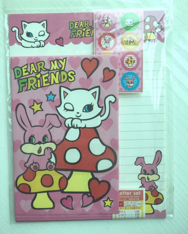 Writing paper and envelopes set - Dear My Friends from Japan - CharmTape - 1