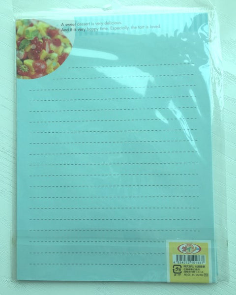 Writing paper and envelopes set - Fruit Tart from Japan - CharmTape - 3