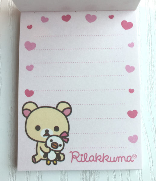 Rilakkuma bear mini Memo Pad by San-x from Japan - CharmTape - 3