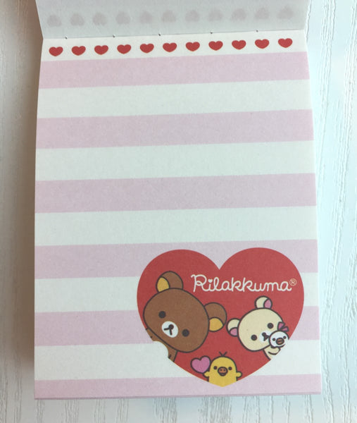 Rilakkuma bear mini Memo Pad by San-x from Japan - CharmTape - 2