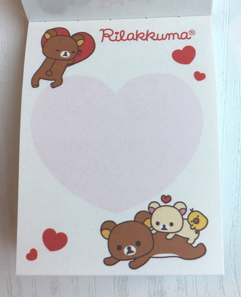 Rilakkuma bear mini Memo Pad by San-x from Japan - CharmTape - 3