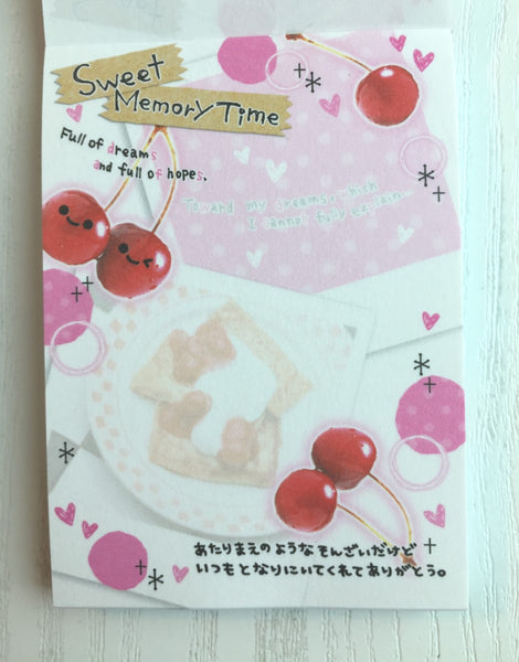 Sweet Memory Time mini Memo Pad by Crux from Japan - CharmTape - 2