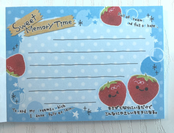 Sweet Memory Time mini Memo Pad by Crux from Japan - CharmTape - 3