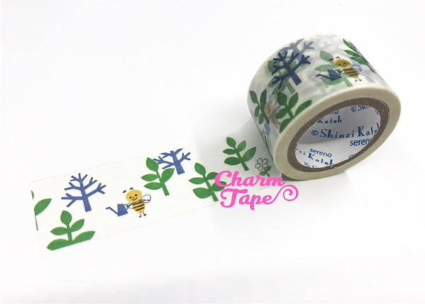 Bee Washi Tape Shinzi Katoh 30mm Wide x 10m WT549 - CharmTape - 3