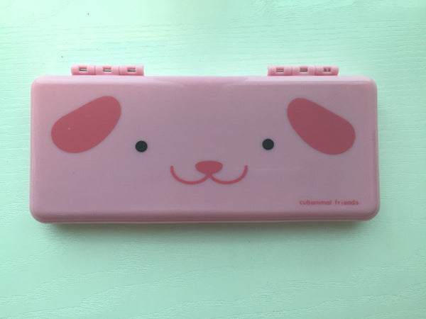 Pink Dog - pencil pen case - CharmTape - 1