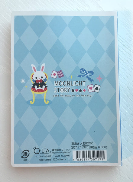 Alice in Wonderland Big Memo Pad by Qlia from Japan - CharmTape - 2