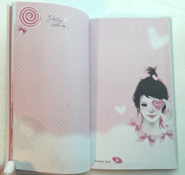 Angelic Girl Daily Planner Scheduler - Undated Journal - CharmTape - 6