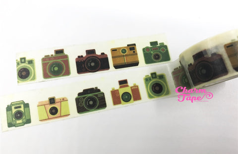 Vintage Camera Washi Tape Roll (20mm x 5m) WT1035