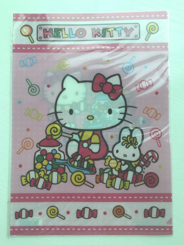 Sanrio Hello Kitty A4 plastic file folder - CharmTape - 1