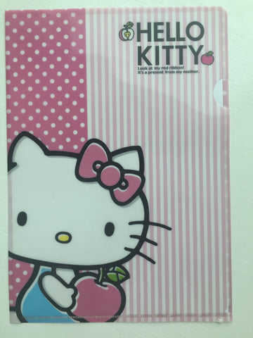 Sanrio Hello Kitty A4 plastic file folder - CharmTape - 1