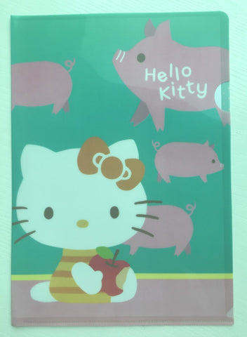 Sanrio Hello Kitty A4 plastic file folder - CharmTape - 1