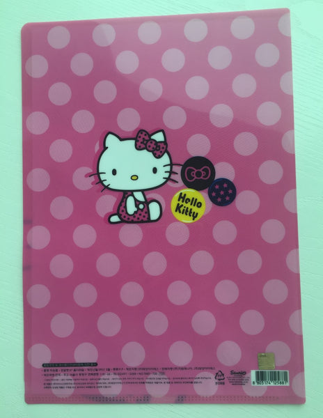 Sanrio Hello Kitty A4 plastic file folder - CharmTape - 2