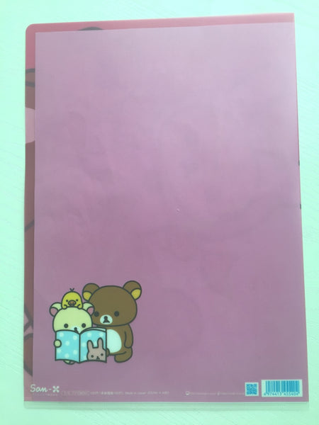 San-x Rilakkuma bear A4 plastic file folder - CharmTape - 2