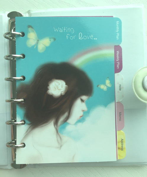 Girl's Romance Filofax Daily Planner Scheduler from Pinkfoot Korea - CharmTape - 2