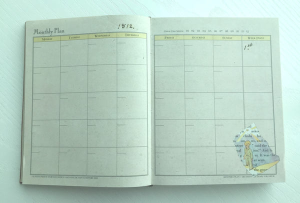 Le Petit Prince Daily Planner Scheduler from Korea - CharmTape - 7