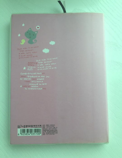 Girl Daily Planner Scheduler - in Pink - CharmTape - 9