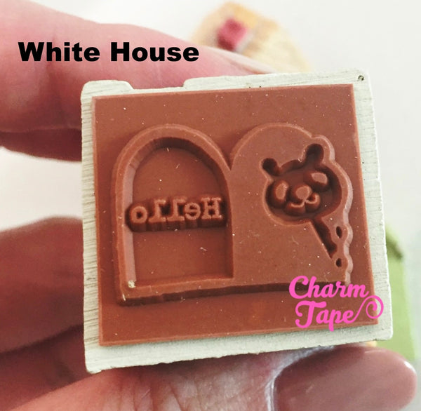 House mounted Rubber Stamp - 3 styles can choose RS29