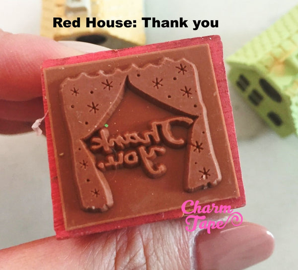 House mounted Rubber Stamp - 3 styles can choose RS29