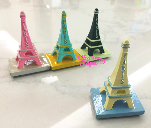 Paris Eiffel Tower Stamp Set - Resin Stamp - Rubber Stamp - Diary Stamp 4 styles can choose RS32