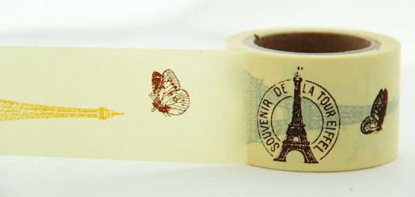 In Love with Paris Big Washi Masking Tape 30mm WT857 - CharmTape - 2