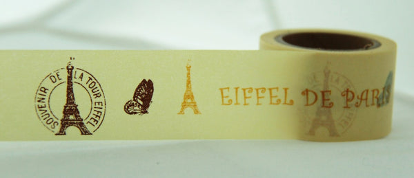 In Love with Paris Big Washi Masking Tape 30mm WT857 - CharmTape - 4