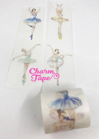 Ballet Dancer Washi Tape Super-Wide 40mm x 5m WT1046