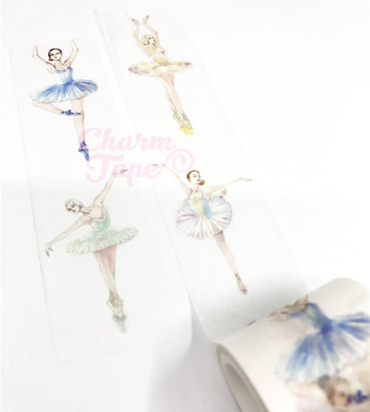 Ballet Dancer Washi Tape Super-Wide 40mm x 5m WT1046