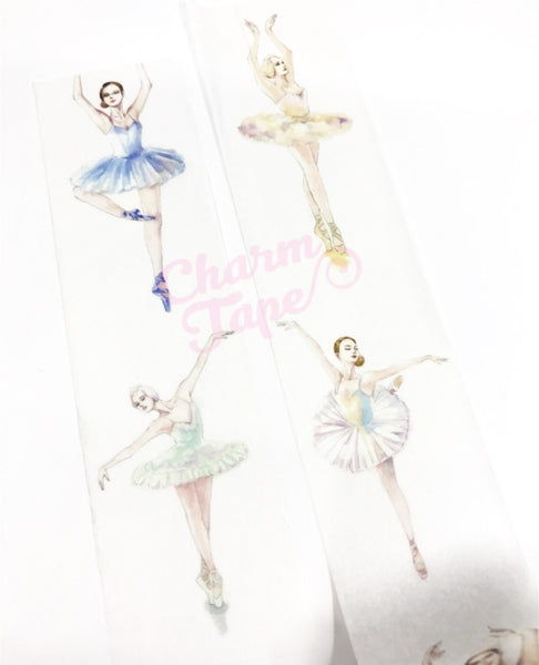 Ballet Dancer Washi Tape Super-Wide 40mm x 5m WT1046