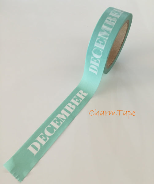 December washi tape 18mm x 8meters WT704 - CharmTape - 3