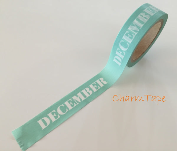 December washi tape 18mm x 8meters WT704 - CharmTape - 4