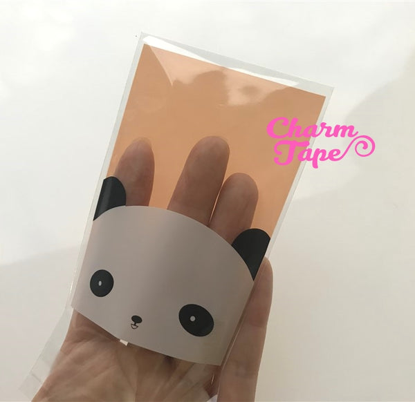 20/50/100 bags Panda Bear Gift Bags Cello Bags Self-adhesive Cookie bags - Favors Bags - Party bags CB1