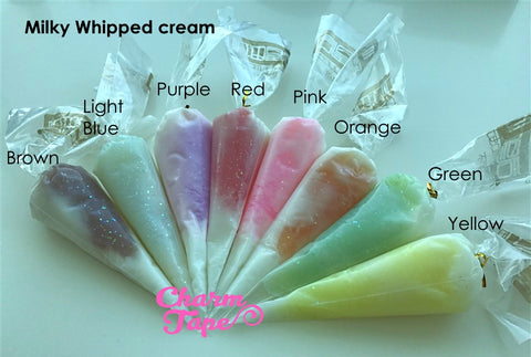 Milky Jelly Whip Deco Cream - 50 gram (Free 1 tip) Fake Frosting