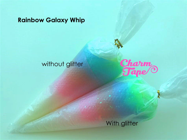 Rainbow Galaxy Jelly Whip Deco Cream - 50 gram (Free 1 tip) Fake Frosting