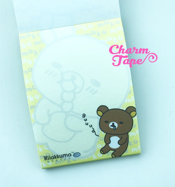 Rilakkuma Bear mini Memo Pad by San-x from Japan