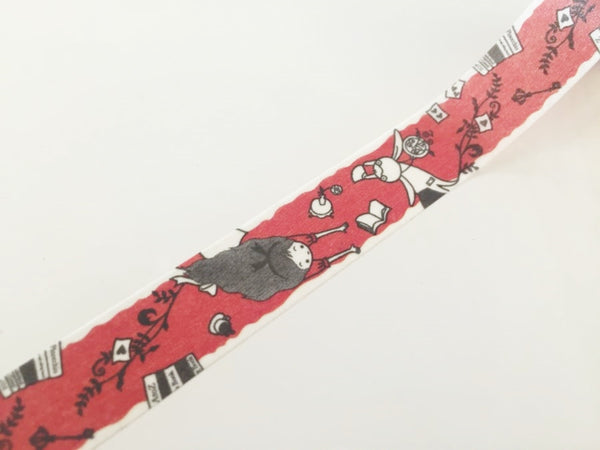 Alice in Wonderland Washi Tape - 10 meters WT828 Shinzi Katoh - CharmTape - 3