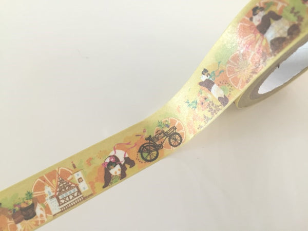 Panda Bear Fantasy - Washi tape - 10 meters WT808 - CharmTape - 1