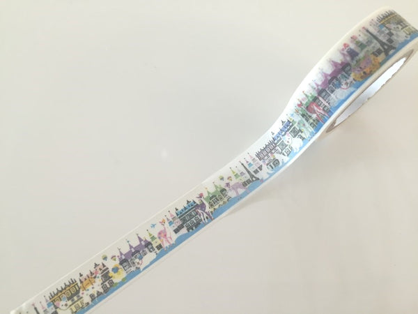 Animal & City Fantasy - Washi tape - 10 meters WT806 - CharmTape - 2