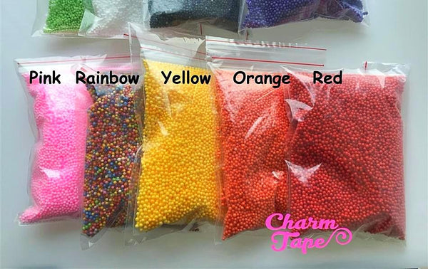 10000 CHEAP Styrofoam Balls 2mm 3mm or 7-9mm Polystyrene Filler Foam Ball Bead Choose Color DIY Slime Floam Arts and Crafts Supplies