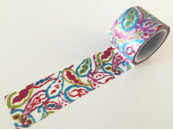 Big Washi Tape - Summer paisley 30mm - CharmTape - 2