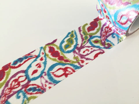 Big Washi Tape - Summer paisley 30mm - CharmTape - 1