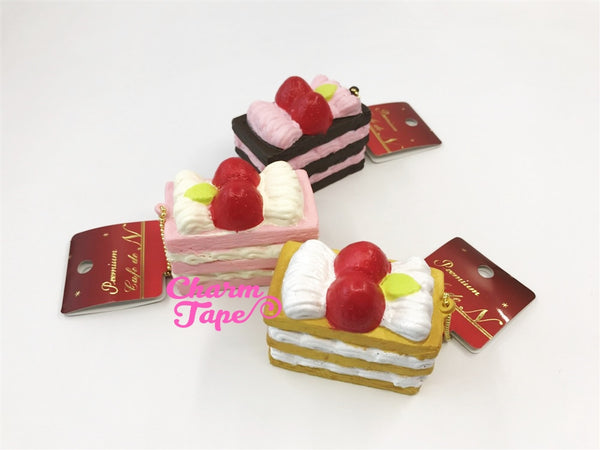 Premium Cafe de N Mille-Feuille Cake squishy cellphone charm